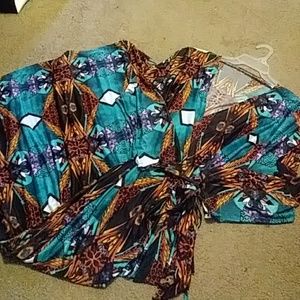 3X Wrap Maxi Dress